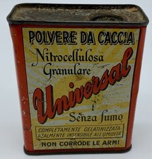 Boîte En Fer Blanc Poudre Sans Fumée De Chasse Nitrocellulose Universelle Snia