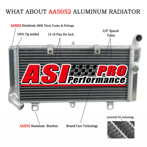 Upgraded aluminium radiateur - aluminium,
