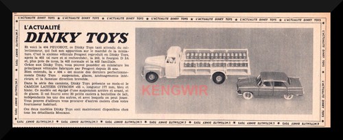 Publicite dinky toys - publicite, ad