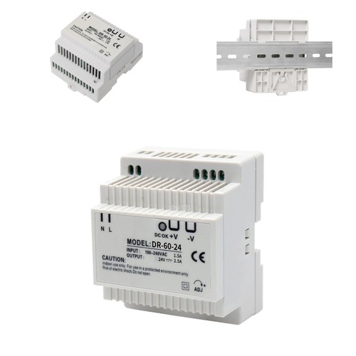 Transformateur din 24v - din, 24v/2.5a