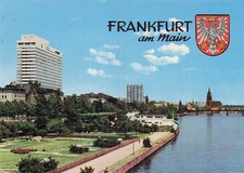 ALLEMAGNE FRANCFORT SUR LE MAIN RIVE DU MAIN