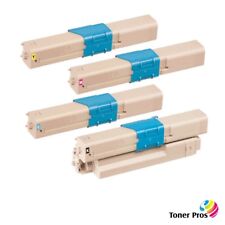 Compatible OKI 4 Color Toner Set for C332dn C332 MC363dn MC363 - 4 Pack (KCMY)
