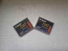 2 Cassette Digital Audio Tape BASF 124  - K7 DAT Longue Durée 124min Neuf
