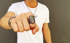 Bague argent massif 925 homme