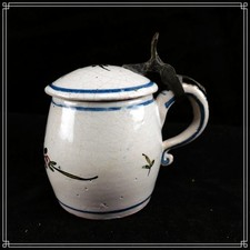 MOUTARDIER EN FAIENCE