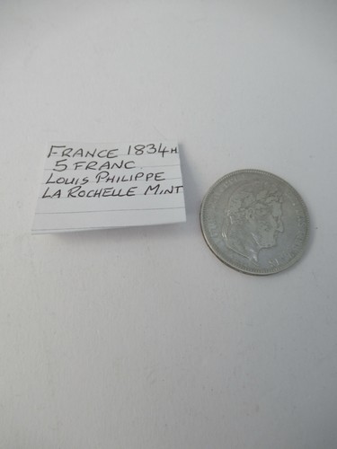 Silver coin france 1834 - coin, 5