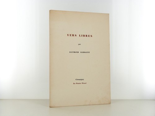 Raymond radiguet vers libres - raymond,