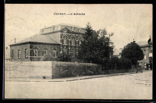 Cpa chimay athénée - l´athénée,
