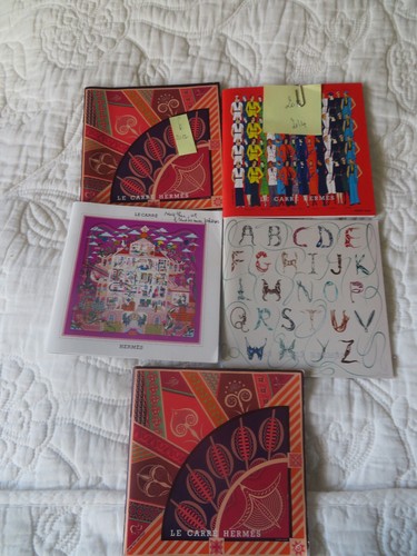 Lot livrets foulard hermes - livrets,