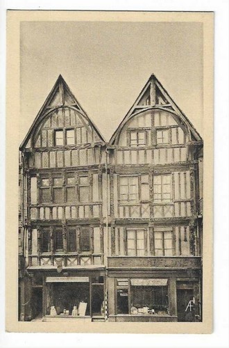 Caen vieille maison rue - ,