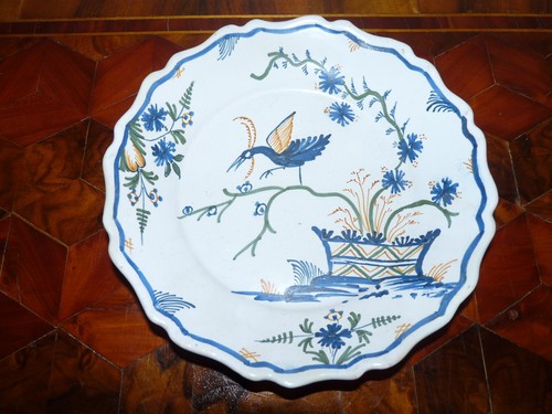 Superbe assiette faïence - superbe, en