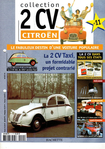 Fascicule citroën 2cv 11 - fascicule, n°