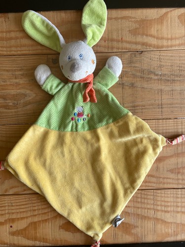 Doudou mouchoir lapin - mouchoir, mot