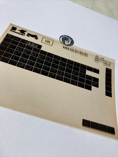 Kawasaki kmx125 b3 - kawasaki, b1