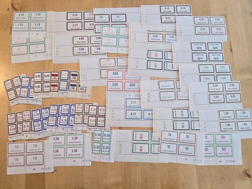 Timbre france fictif lot - france,