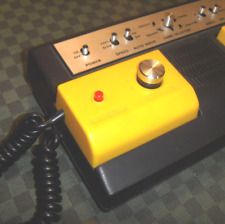 FONCTIONNEL : 1977c : Console style Pong UNIVOX PARIS à manettes jaunes