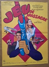 JEU DE MASSACRE.ALAIN JESSUA.CLAUDINE AUGER.CASSEL.60X80
