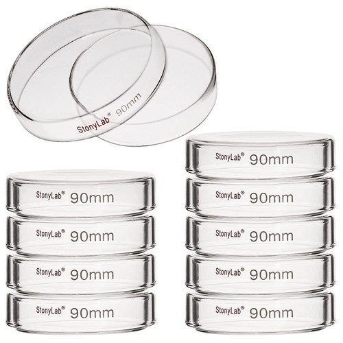 10pk boîte pétri - 10pk, verre