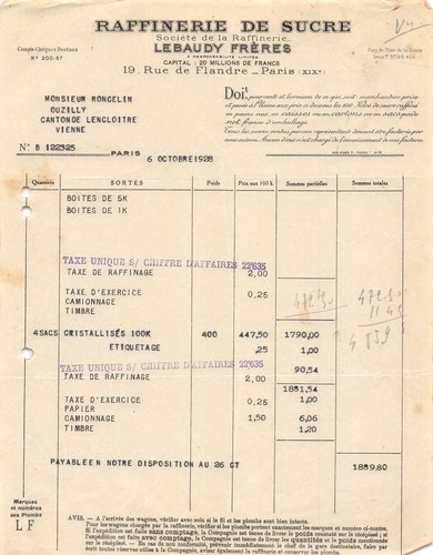 1928 raffinerie sucre - de,
