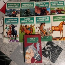 Lot De 9 Livres W Farley Chevaux Cheval Caroline Quine Alice Bibliothèque verte 
