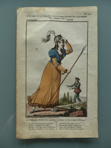 Gravure 1815 jeanne d - gravure,, 1815,