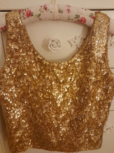Ancien haut pailleté gland