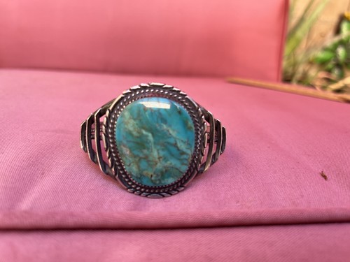 Vtg navajo turquoise large - vtg,