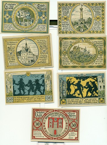 Old germany emergency paper - germany,