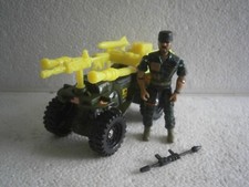 JOUET ANCIEN GI JOE MOTO QUAD ET SOLDAT THE CORPS LANARD VINTAGE