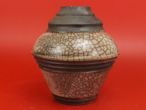 Superbe ancien vase raku - ancien, en