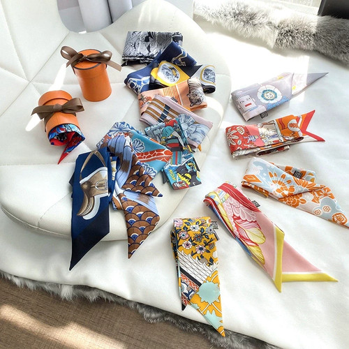 Scarf ribbon bag handle - scarf,