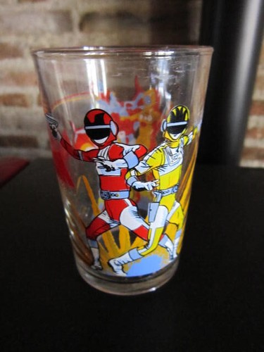 Ancien verre moutarde - verre,