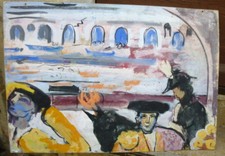 Toréador dans une arene grand