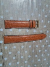 bracelet Montre buffle waterproof 18mm FAIT MAIN fermoir inox (Vendôme)