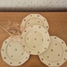 Lot of 4 vintage and authentic french soup plates "hamage & moulin des loups"