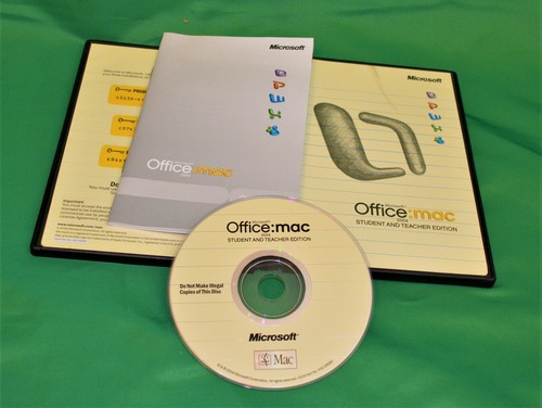 Office mac 2004 étudiant - ms,
