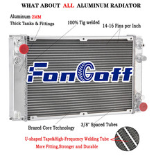 3 Rangées Radiateur Pour PORSCHE 944 2.5L TURBO S2 3.0L 1985-1991 AT/MT 1988