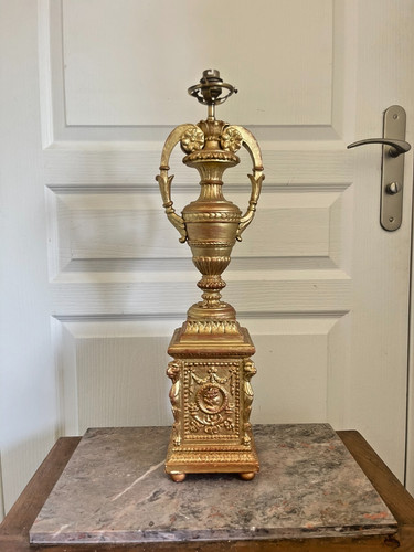 Ancien grande lampe - ancien, cassolette