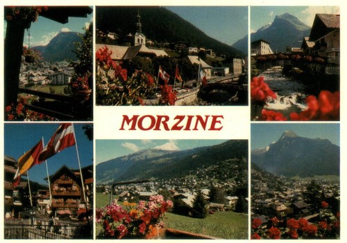 Morzine carte multivues - morzine,