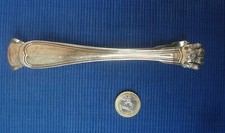 V64 Belle Pince à Sucre Métal Argenté Christofle Griffe Lion TBE