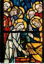 Art - Vitraux Religieux - Belgique - Abbaye de Maredsous - Vitrail de l'Eglise -