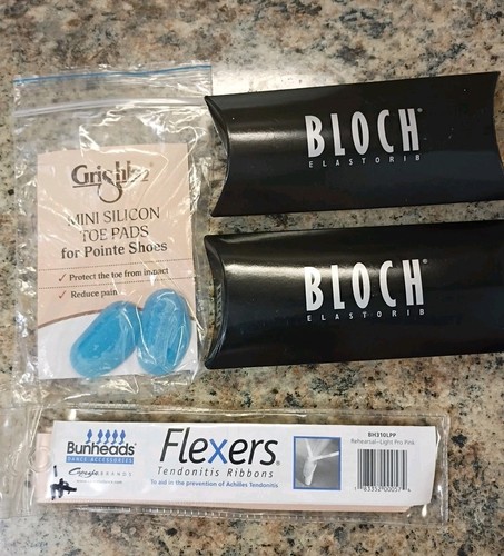 Dance pointe shoe supplies lot - dance,