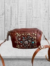 🤎Campomaggi Sac Bijoux Bandoulière Cuir🤎De Qualité&Design Luxueux Italien🤎