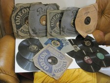 LOT DE 13 DISQUES A AIGUILLE 78T ET 90T PHONOGRAPHE GRAMOPHONE PATHE ODEON +++