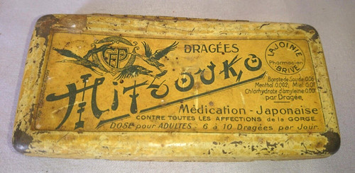 Ancienne boite publicitaire - boite,
