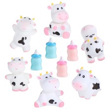  10 Pcs Mini Vache Animaux En