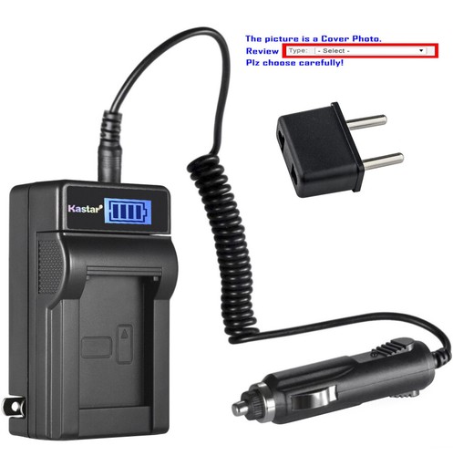 Kastar battery lcd charger - ac,