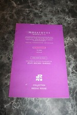 Mosaiques oeuvres du IXe au XXe - 1er Niveau 1ère série clé de sol J.M BARDEZ