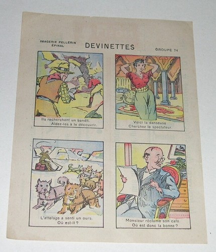 Devinettes imagerie pellerin - devinettes,