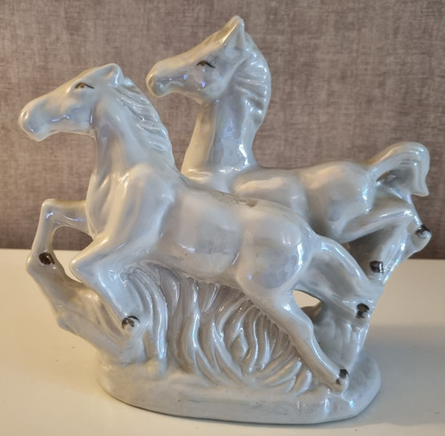 Statue chevaux galop - 2,